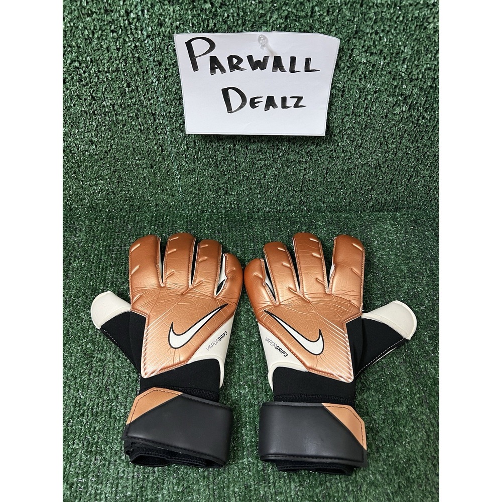 Nike GK Vapor Grip 3 Promo 22 Copper Goalkeeper Soccer Gloves Size 10 FB2094-810